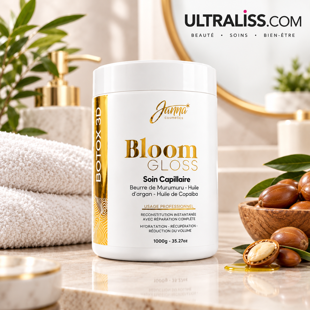 Bloom Gloss – Professional Smoothing Care Janna Cosmetics | 1 kg — Janna Cosmetics | ULTRALISS