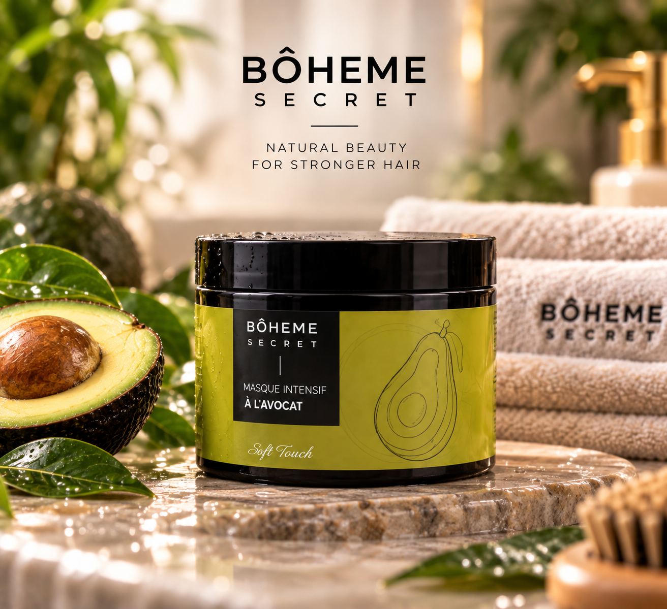 Mascarilla de Keratina Aguacate – Bohême Secret 500ML