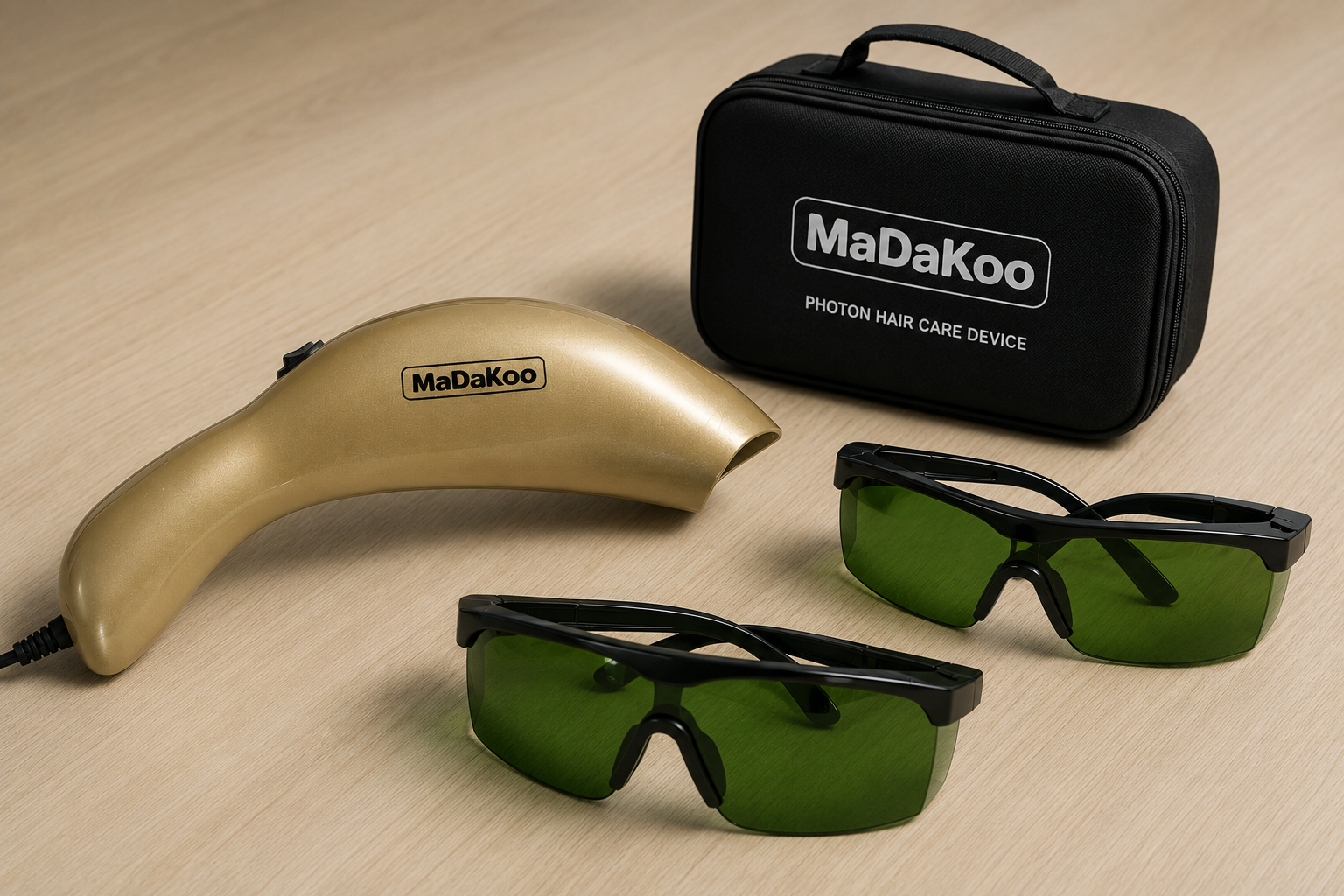 MaDaKoo Photon – Appareil Professionnel de Photothérapie Capillaire LED