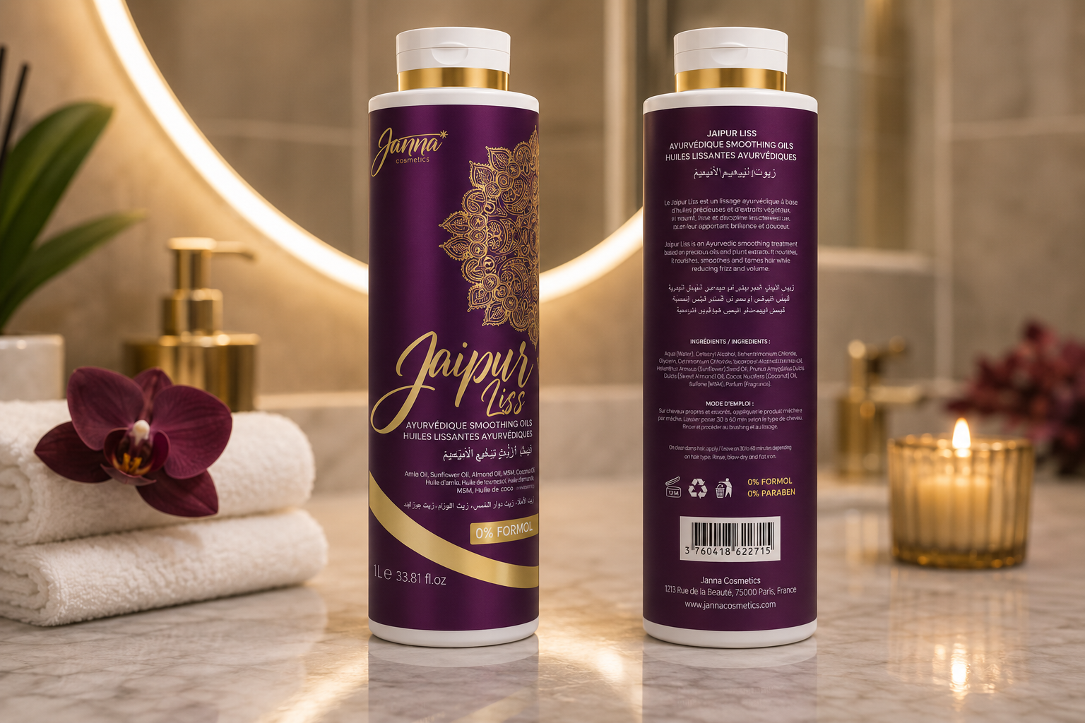 Jaipur Liss — Lissage Indien Ayurvédique