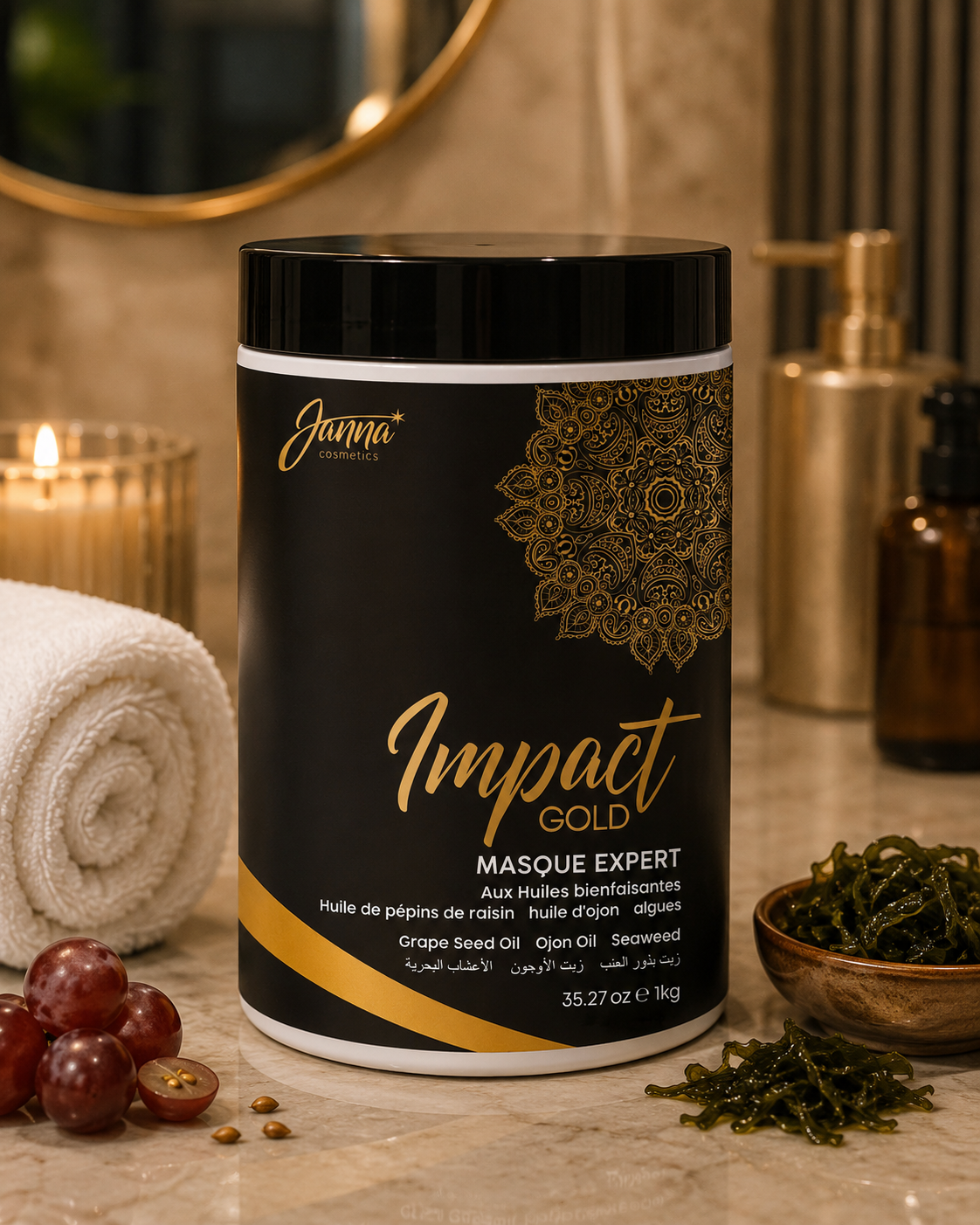 Masque Impact Gold 1Kg Janna Cosmetics